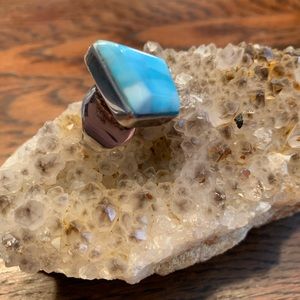 Clearance ****Larimar ring genuine from DR